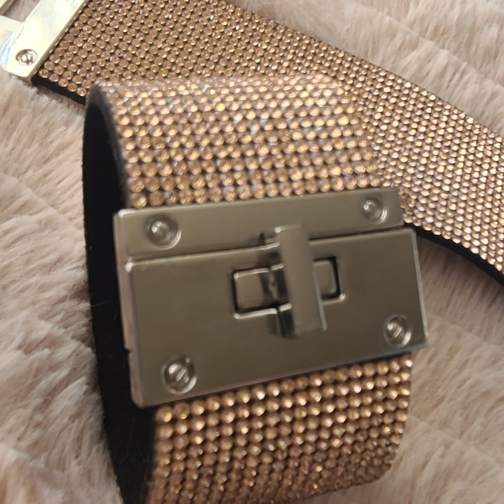 Express Rhinestone Cuff Bracelet